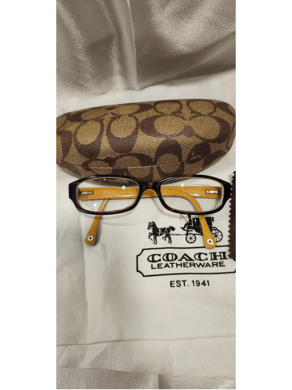 Coach HC6001 "Emily" Eyeglasses (Dark Tortoise) 👓
